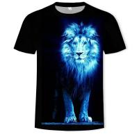 New Summer Cool Style Hip -Hop T-Shirt Men /Women Print Yin Yang 3d Lion T Shirt Harajuku Mens Clothes 2023 Top Asian Size XS-4XL