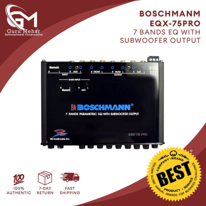 BOSCHMANN (EQX75PRO with Bluetooth) 7 Band Professional Parametric