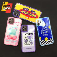 เคส i11 i14 i14+ i14 Pro i14 Pro Max เคสมือถือนิ่มใส TPU กันเลนส์กล้องนูนลายการ์ตูน