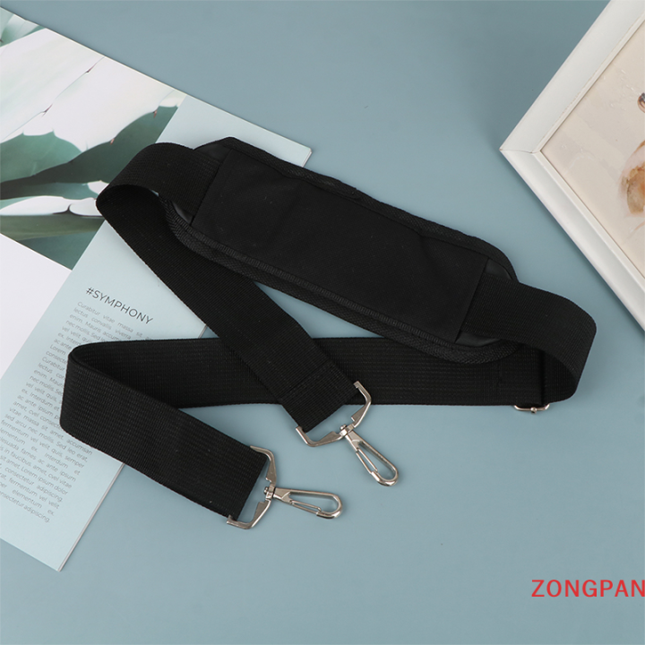 zongpan-สายรัดกระเป๋าดำสำหรับกระเป๋าผู้ชายเข็มขัดกระเป๋าโน๊ตบุ๊คชนิดสะพาย-tali-bahu-แข็งแรง
