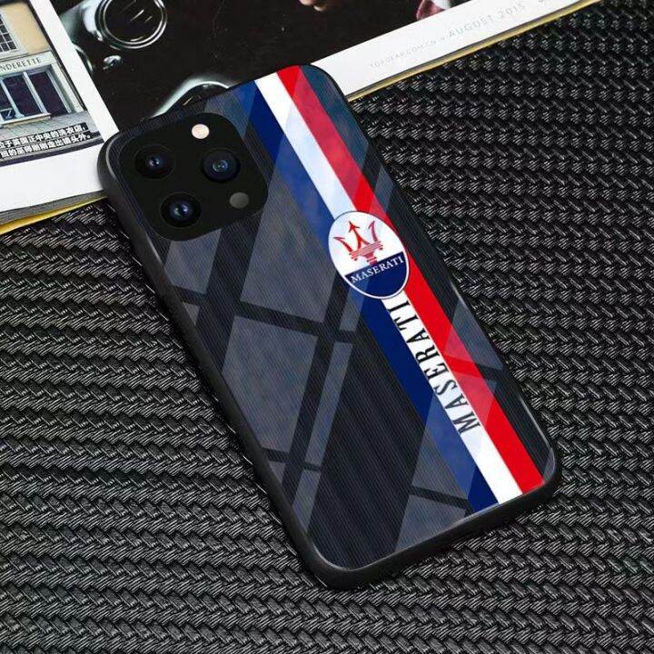 เคสโทรศัพท์กันกระแทก-maserati-14-pro-plus-pro-max-13-12-11กระจกป้องกัน