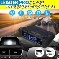 USB 3V Universal Color Screen Car Wireless Tire Pressure Detector Tire Monitor Automatic Solar Car Tire Detector