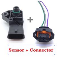 2.5Bar Map Sensor Manifold Absolute Boost Pressure &amp; Connector For Vauxhall Opel Aatra Combo Corsa Meriva 1.7 CDTI 0281002487