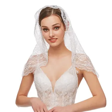 2 Tier Ribbon Edge Center Cascade Bridal Veil with Comb for