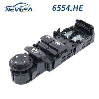 NEVOSA 6554.HE Car Window Regulator Control Master Switch With Folding For 2004 2005 2006 2007 2008 2009-2011 Citroen C4 6554HE