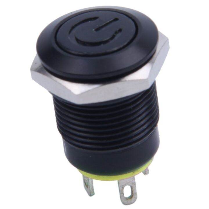 12v-2a-9-5mm-led-metal-cap-power-momentary-push-button-switch-car-diy-modified