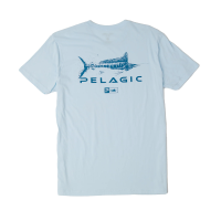 Pelagic ตกปลาเครื่องแต่งกายบุรุษฤดูร้อนแขนสั้นเสื้อยืดกลางแจ้งยูวีเสื้อผ้าเสื้อคลุมด้วยผ้า Upf 50ตกปลาครีมกันแดดระบายอากาศ