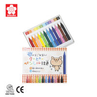 SAKURA (ซากุระ) ดินสอสีคูปีย์เพนซิล ซากุระ สีสำหรับเด็ก รหัส FYS12