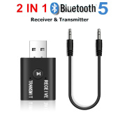 Bộ Thu Phát Âm Thanh USB Bluetooth 5.0 Bộ Chuyển Đổi Âm Thanh Stereo