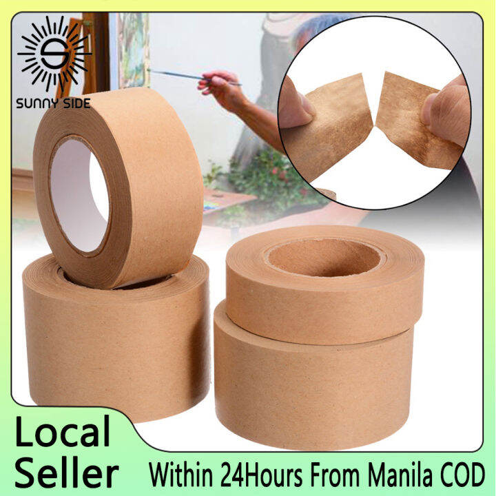 1 Roll/30 Meters Kraft Brown or White Paper Tape Brown paper Tape Gummed Tape Environmentally