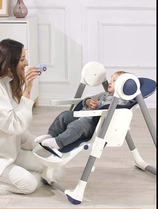 Prado DeluXe Baby High Chair Adjustable Full Aluminum Alloy Frame