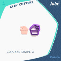 Cupcake Shape A Clay Cutter/ Clay Tools/ Polymer Clay Cutter/ แม่พิมพ์กดดินโพลิเมอร์ทำต่างหูรูปทรงคัพเค้ก