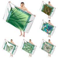 【CW】 towel for adults sauna Large beach Gym hotel shower quick drying simple plant