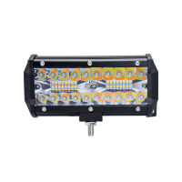 7นิ้ว LED Work Light Bar LED Flood Spot Combo ไฟตัดหมอกขับรถ5โหมดไฟสำหรับ Offroad รถบรรทุกรถพ่วง SUVs