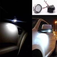 ไฟส่องพื้นกระจกมองข้าง LED สีขาว 1 ชิ้น สำหรับ Ford Ranger &amp; Ford Everest