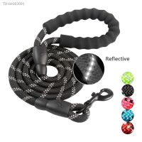 ✜☍ Pet Leash Reflective Strong Dog Leash Long with Comfortable Padded Handle Heavy Duty Training Pet Dog Walking Nylon Rope Leashes