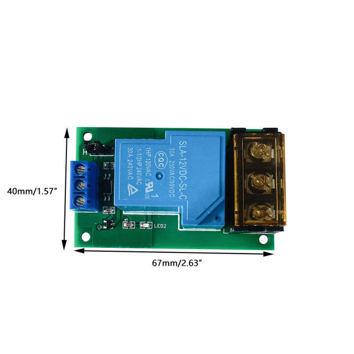 pcbfun-โมดูลสำหรับรีเลย์พลังสูง-yyg-2โมดูลแยกสัญญาณทางออปโต้คัปเปลอร์ระดับต่ำ-สูง30a-ทางเดียว-dc5v-12v-24v