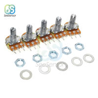 5Pcs Potentiometer Resistor 1K 5K 10K 20K 50K 100K 500K Ohm 3 Pin Linear Taper Rotary Potentiometer for Arduino