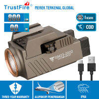 TrustFire GM23 2022 LED 800lm ยุทธวิธีไฟฉายใช้ CREE XP-L HI LED IP64กันน้ำ Rails