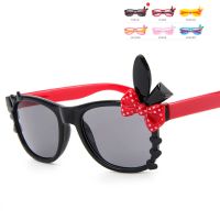 【YF】▩☏  NEW Baby Kids Sunglasses Children Ears Bow Eyewear Child Colorful Suitable for 2-8 Years Old