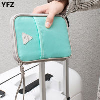 YIFANGZHE Passport Wallet, Premium Nylon Cards&amp;ID Storage Small Bags,Travel Waterproof Holder Credit Card Document Organizer