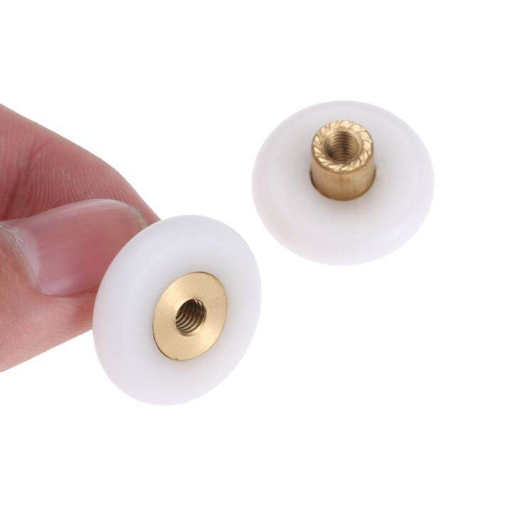 【SALE】 ainjy DRELD Shower Bath Door Rollers Runners Wheels Pulleys 24mm