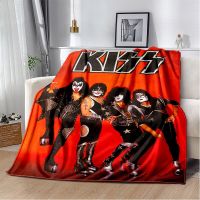 Kiss Band โยนผ้าห่ม Heavy Metal Rock เพลงผ้าห่มเด็กและผู้ใหญ่ห้องนอนตกแต่งห้องนั่งเล่นของขวัญ Camping ผ้าห่ม