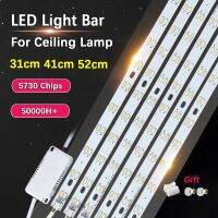 Ceiling Light LED Replacement Strip 220V LED Module Light Bar 31cm 41cm 52cm LED Panel Board For Living Room Indoor Lighting