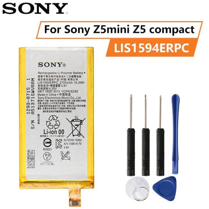 แบตเตอรี่แท้-sony-xperia-z5-mini-e5823-z5-compact-lis1594erpc-2700mah-แถมชุดไขควง