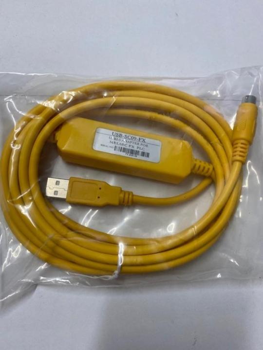 mitsubishi-plc-programming-cable-usb-sc09-fx-sanling-ดาวน์โหลด-fx1s-fx1n-fx2n-fx3u-3g-เหมาะสม