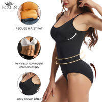 ECMLN บอดี้สูทไร้รอยต่อ Skims Shapewear One-Piece Backless Body Shaper ผู้หญิง Belly Tuck Hip Lifter Sculpting ชุดชั้นในยืด Slim