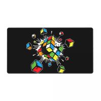 Exploding Rubix Rubiks Rubics Cube Present PC Desk Mat Mousepad Big Laptop Non-Slip Rubber Computer Mouse pad