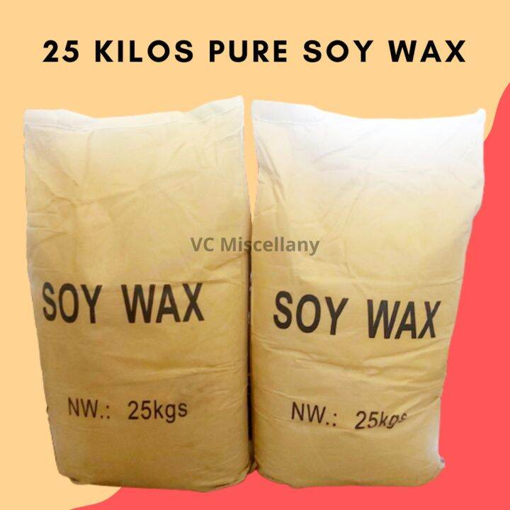 Soy Wax 25 kilos 25kg 100 Pure, Premium Lazada PH
