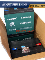 Bộ 04 bình Ắc quy xe máy điện Yamato 12V - 30Ah 6-DZFDPB-30 thumbnail