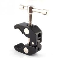 metal bar clamp klemmen super c clamps DSLR Rig LCD Monitor Studio Light Metal Crab Pliers Clip Super t-track Clamp