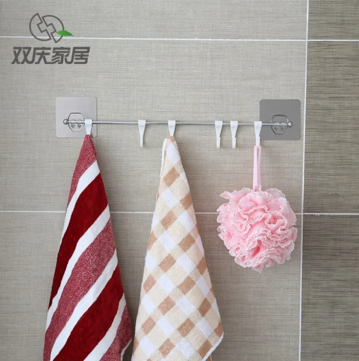 cod-shuangqing-bathroom-wall-hanging-nail-free-hook-kitchen-strong-suction-cup-creative-waterproof-door-rear-shelf