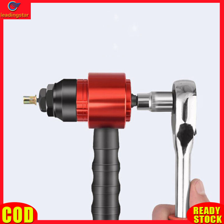 leadingstar-rc-authentic-m3-m8-electric-rivet-gun-drill-bit-with-adapter-insert-nut-pull-riveting-tool-for-electric-drill-hand-wrench