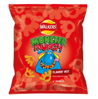 WALKERS Monster Munch Flamin Hot 40G ขนม ขนมขบเคี้ยว