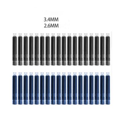 ✳❏ Fountain Pen ink refills 25pcs diameter 2.6mm 3.4mm standards international Stationery Office supplies INK PEN