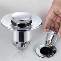 Stainless Steel Universal Pop-Up Bounce Core Sink Basin Drain Filter Hair Catcher Deodorant Bath Stopper Kitchen Bathroom Tools