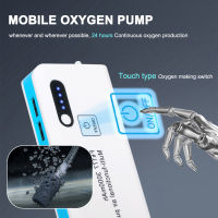 Rechargeable 3000mAh Aquarium USB Oxygen Air Pump Fish Tank Car Oxygenated Tools Outdoor Fishing Aerator Tools with Flashlight