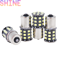 Shine 4ชิ้น1156 BA15S 2835 33-SMD สีขาวหลอดไฟ LED ไฟเลี้ยวไฟเบรก