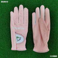 ถุงมือกอล์ฟผู้หญิงมือ golf อุปกรณ์ป้องกันนิ้ว ผ้าไมโครไฟเบอร์ระบายอากาศใส่สบายกันลื่นทนทาน