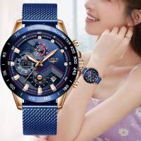 LIGE New Women Watches Rose Gold Top Brand Luxury Watch Women Quartz Waterproof Womens Wristwatch Ladies Girls Watches Clock