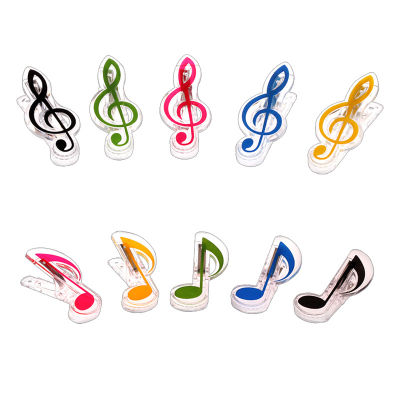 1 pc Funny Piano Music Book Paper Sheet Plastic Musical Note Spring Holder Folder for Piano Guitar Violin Musical Notation Clips