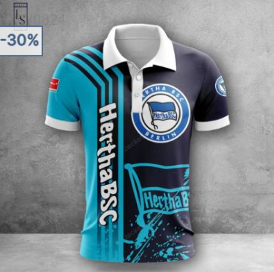 style1 new Summer 2023 ARRIVE design hertha F.C 3D high-quality polyester quick drying 3D polo shirt, style39xl (contact online for free customization of name) high-quality