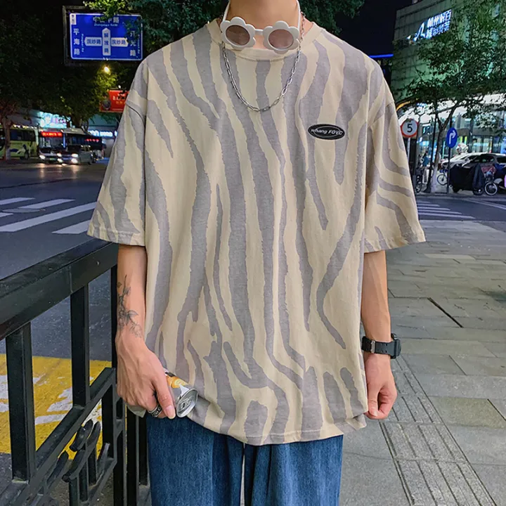 พร้อมส่ง-oversize-เสื้อคู่-เสื้อยืดแขนสั้น-st41