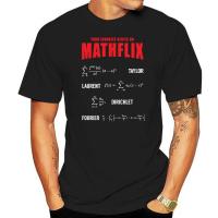 ผู้ชายแขนสั้นเสื้อยืด Mathflix คณิตศาสตร์เสื้อยืดผู้หญิงเสื้อยืด...