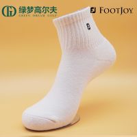 ₪✐☍FootJoy ถุงเท้ากอล์ฟผู้ชาย,ถุงเท้าผู้ชาย FJ ความสะดวกสบายของไตรมาสถุงเท้าใส่สบายระบายอากาศได้ดีของผู้ชายแพ็คสามสี