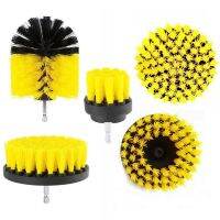 Special Offers 1 Set/3 PCS Electric Drill Brush Kit Plastic Round Cleaning Brush For Carpet Glass Car Tires Nylon Brushes Scruer Drill